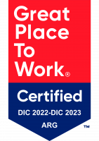 Great Place to Work certification badge.